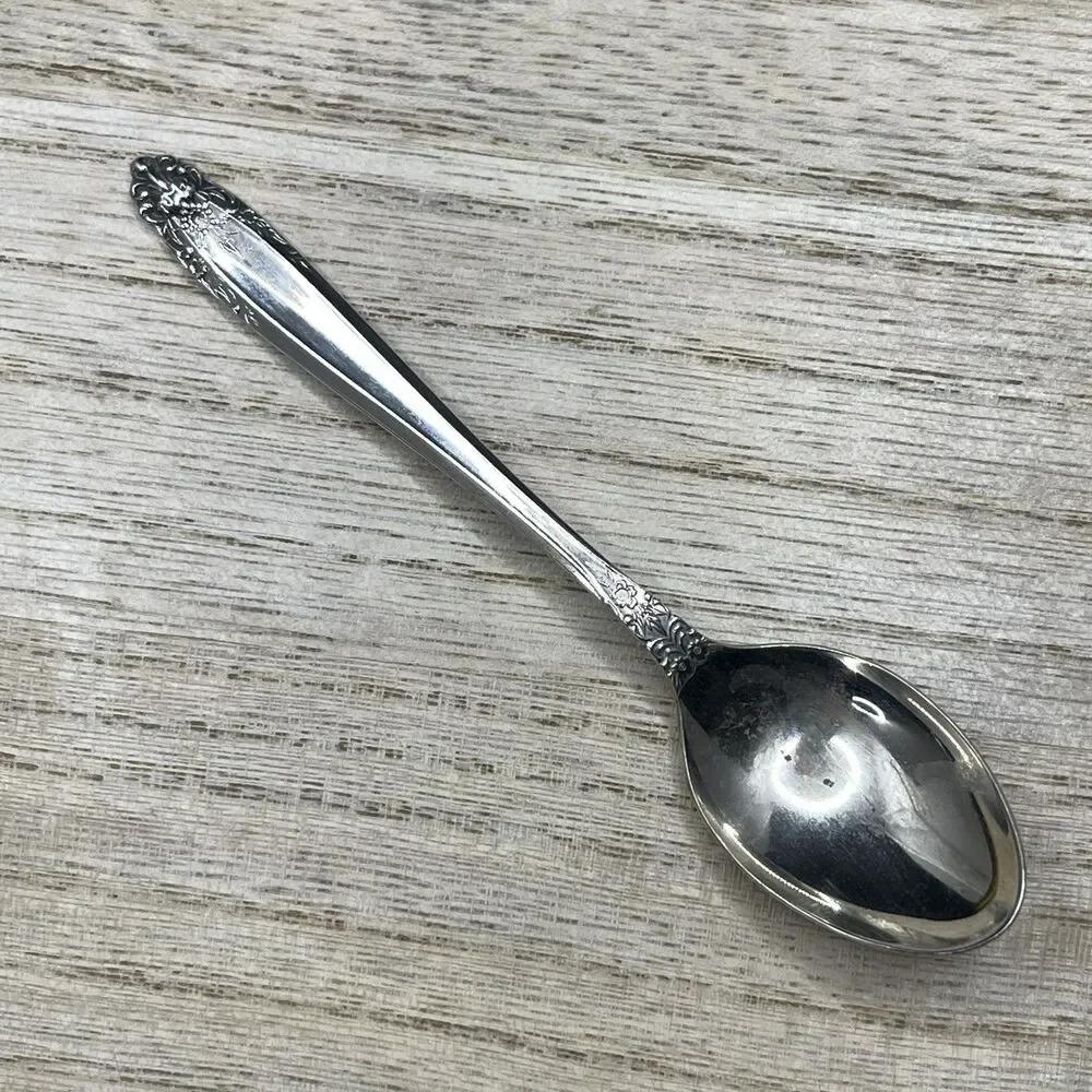 VTG ATQ Nickel Plated Japan Spoon Tarnished